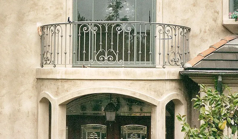 Ornamental Iron Balcony Railing