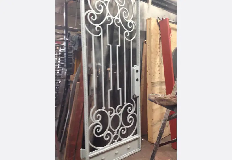 Wrought Iron French Tudor & Glass Door San Clemente