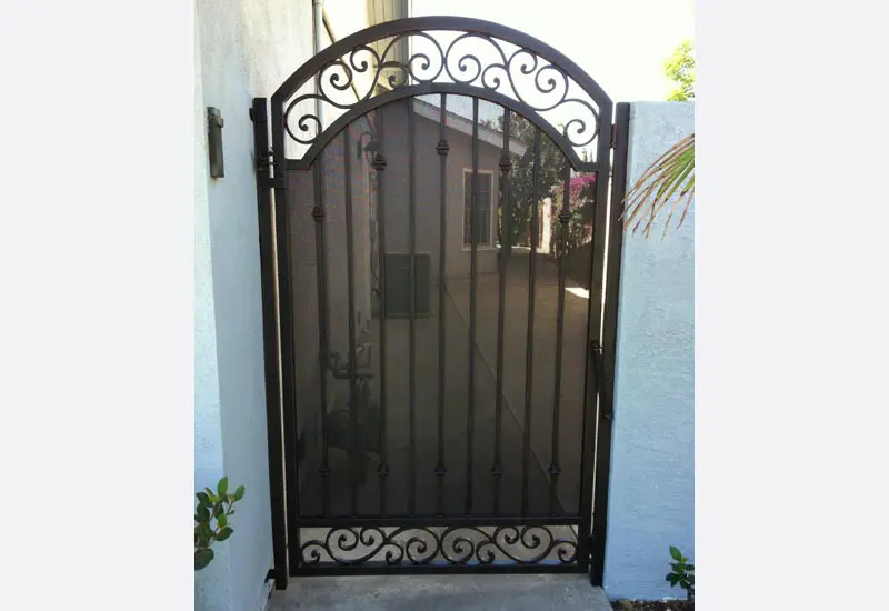 Iron Side Gate & Privacy Screen in Mission Viejo, CA