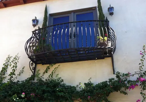 Spanish, French Designs Iron Balcony Railings Guardrails