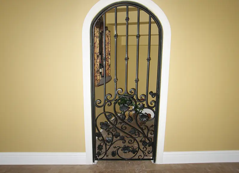 Wrought Iron Spanish Wine Cellar Door Balboa Island