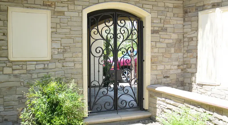 Beautiful Custom Iron Entry Doors Dana Point, California