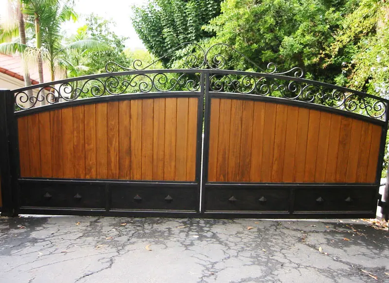 Wrought Iron Driveway Gate