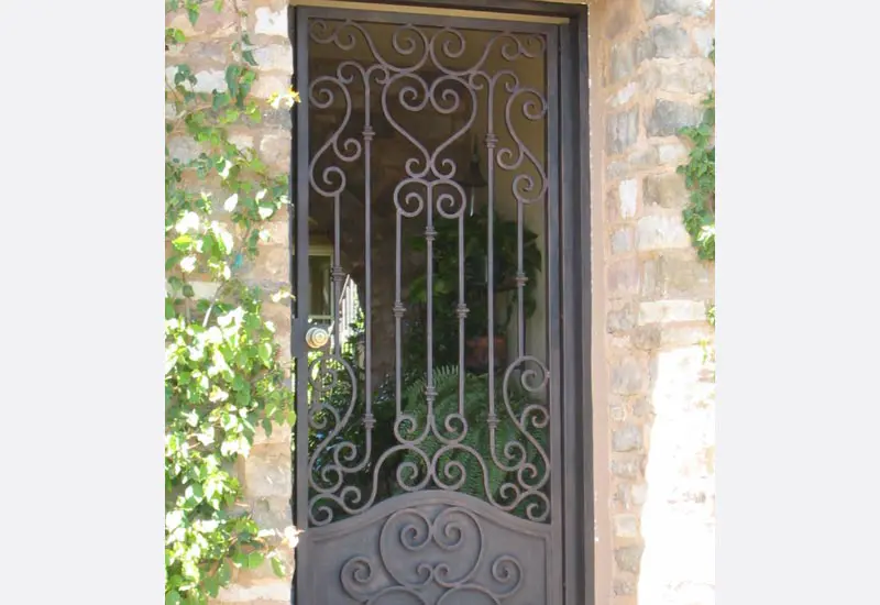 Custom Wrought Iron Front Gate Newport Beach, CA