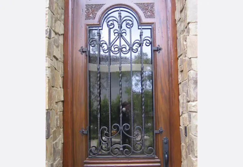 Custom Iron Front Door Installation in Newport Beach