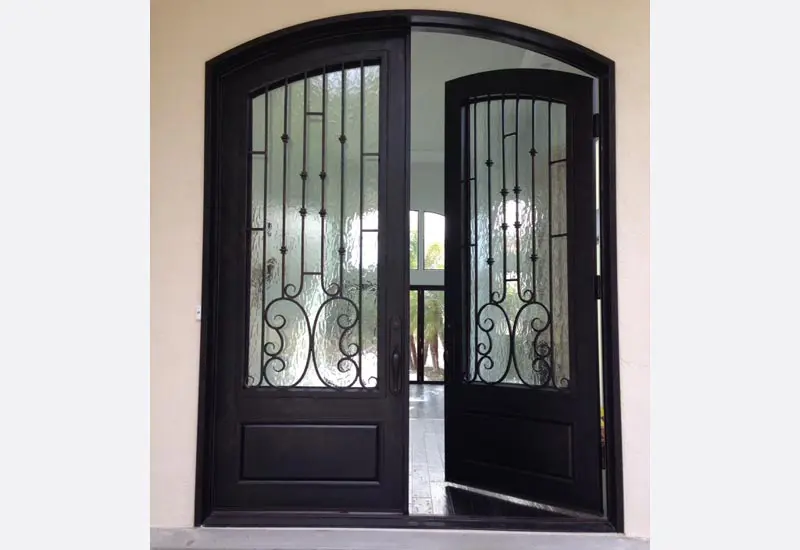 Iron & Glass Modern French Door San Juan Capistrano