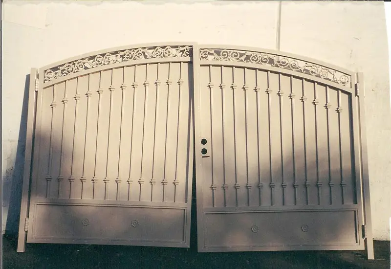 Wrought Iron Spanish Driveway Gate in Dana Point, CA