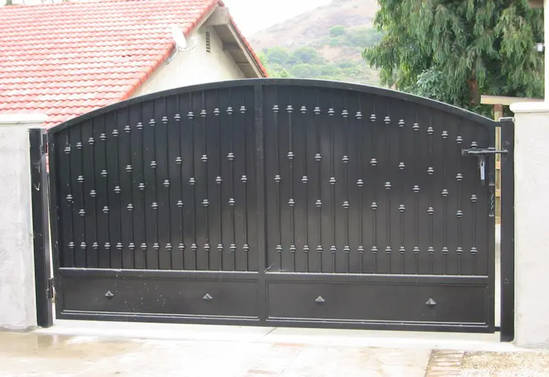 Custom Wrought Iron Driveway Gate Anaheim Hills, CA