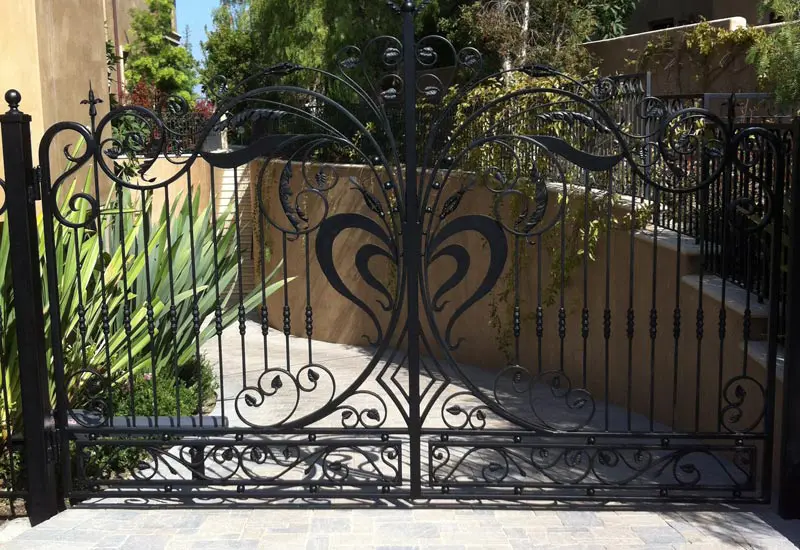 Custom Motorized Iron Driveway Gate Ladera Ranch, CA