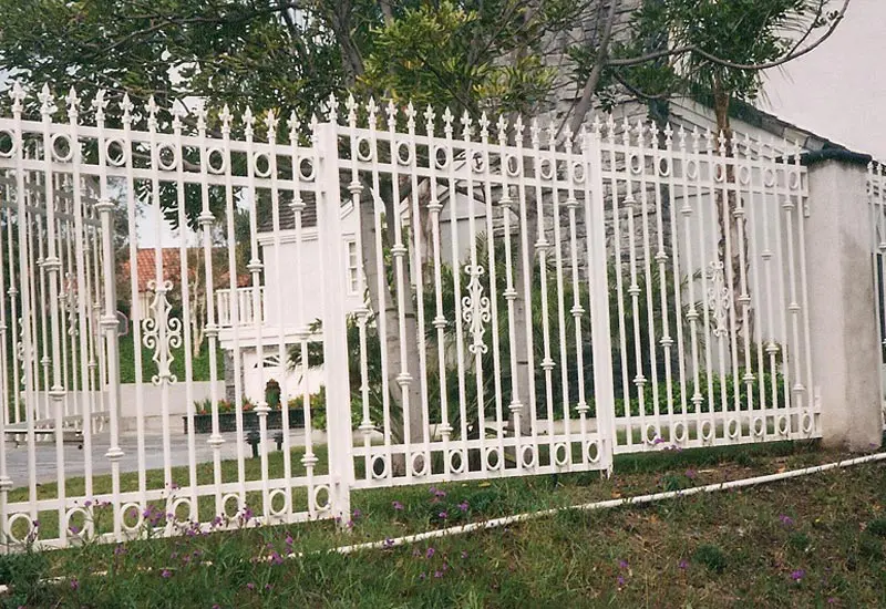 Wrought Iron Spanish Perimeter Fence Villa Park, CA