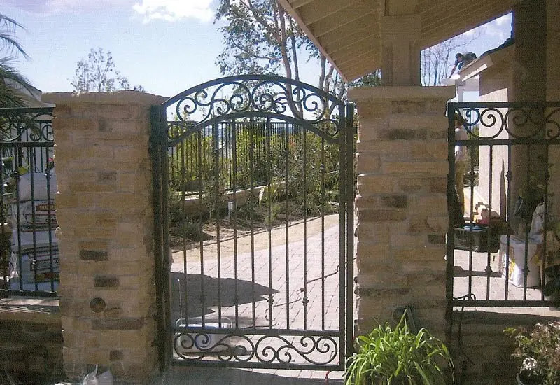 Home Spanish Style Wrought Iron Gate & Fence Mission Viejo