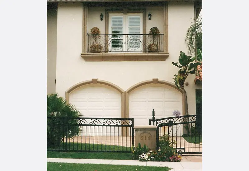 Custom Wrought Iron Fence & Gate in Villa Park, CA