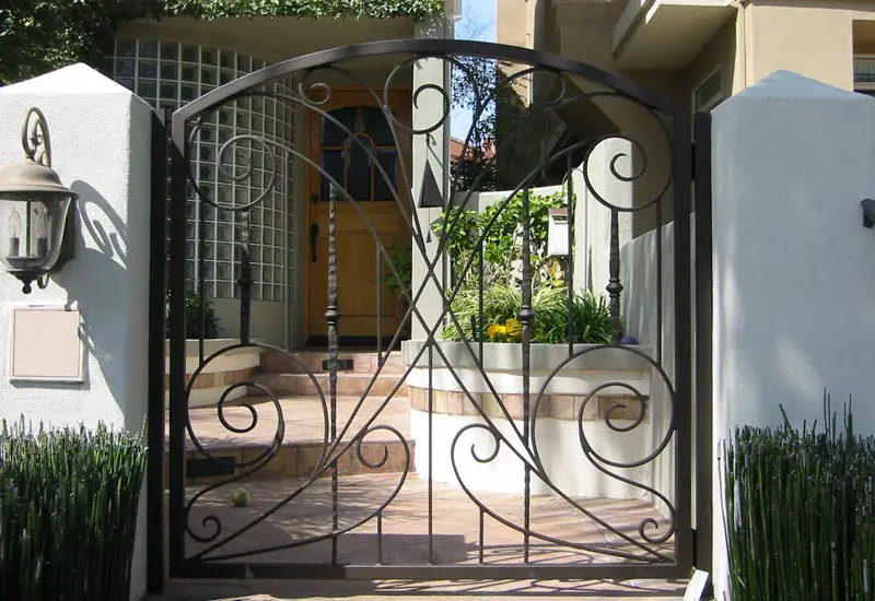 Custom-Made Front Iron Gate Dana Point,CA