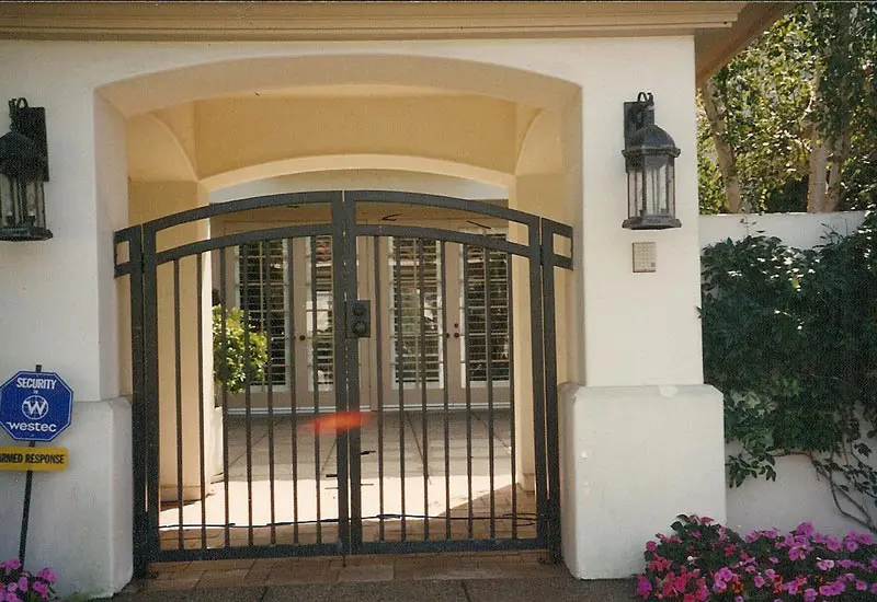 Traditional Entrance Iron Gate Cowan Heights, CA