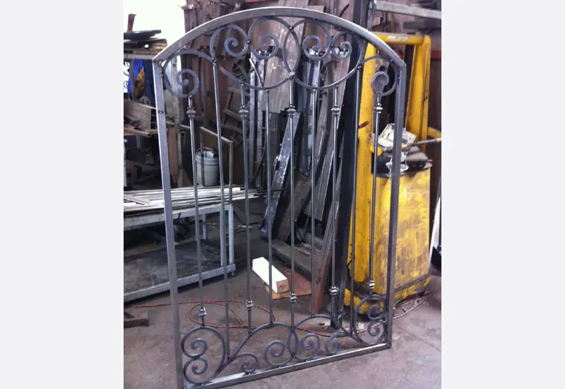 Wrought Iron Front Entry Gate Anaheim Hills, CA