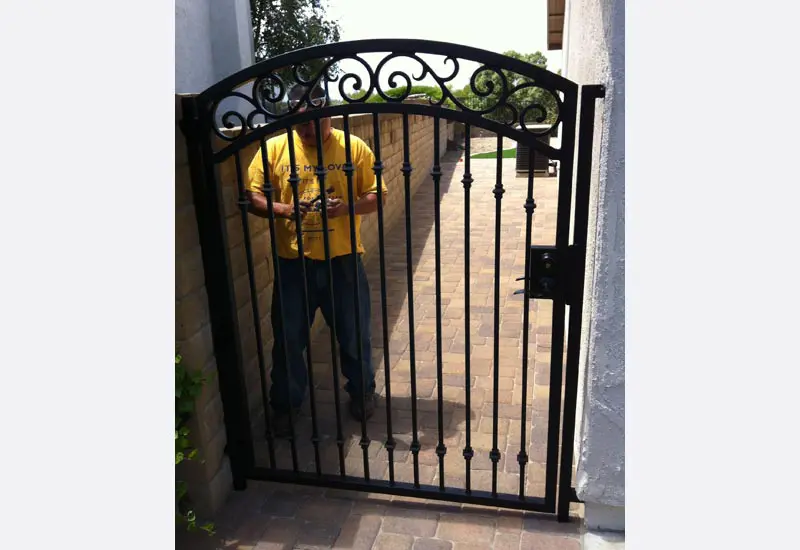 Wrought Iron Side Gate Mission Viejo, California