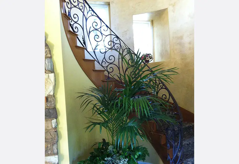 Identical Iron Staircase Railing in Coto De Caza, CA