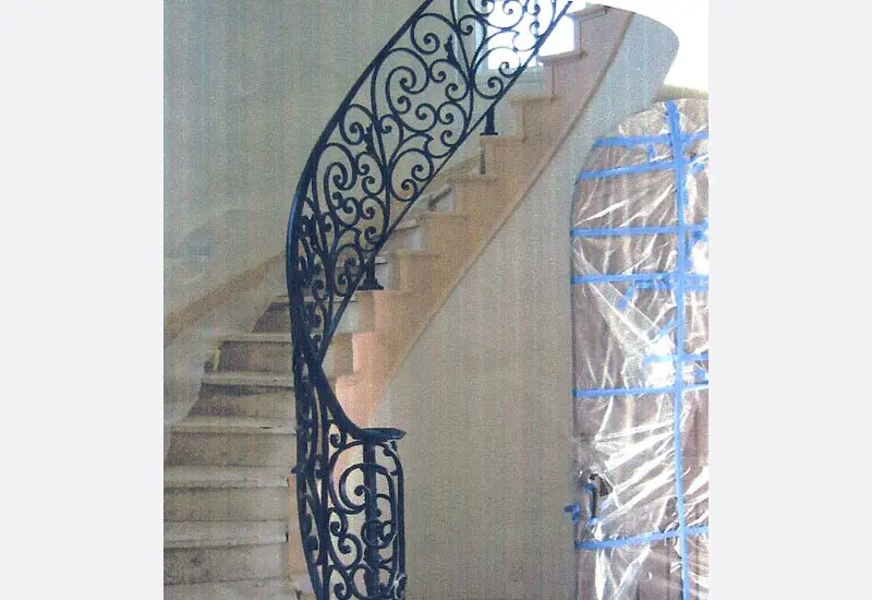 Iron Spanish Staircase Railing in Laguna Niguel, CA