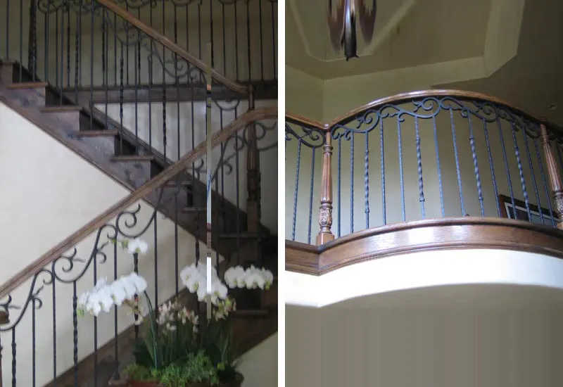 Home Timeless Spanish Staircase Railing Design