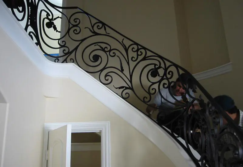 Tuscan Stair Railings in Huntington Horbar, California