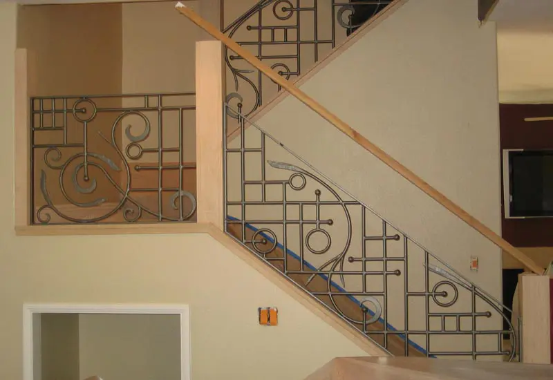 Wrought Iron Staircase Railing in Mission Viejo, CA