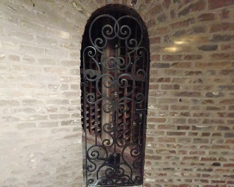 Ornamental Iron Wine Cellar Installation Coto De Caza