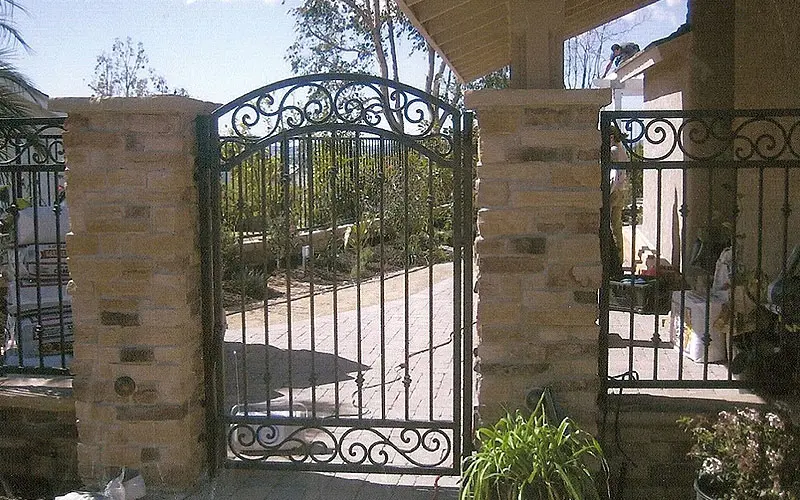 Custom Iron Fence Gate