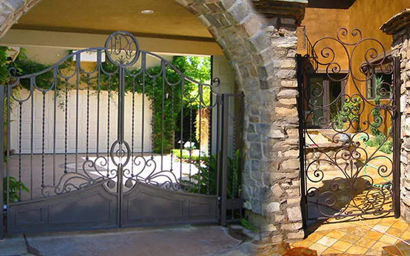 Wrought Iron Gate Newport Coast