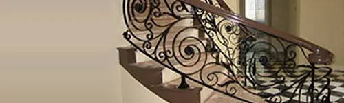 Custom Designed Iron Staircase Railings La Palma