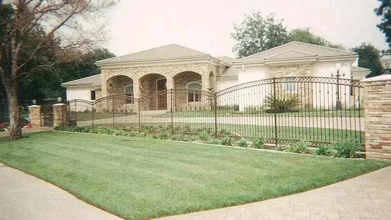 Ornamental Iron Property Line Fence in Aliso Viejo, CA