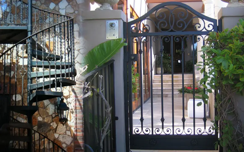 Ornamental Iron Door